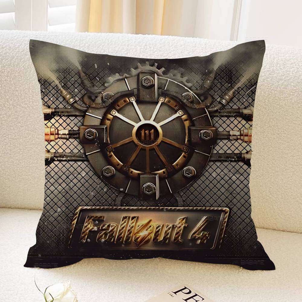 Game Vault Tec F-Fallout Cushion Cover Polyester Sofa Cushions Decorative Throw Pillows Home Decoration Pillowcover