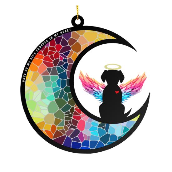 Мемориал для домашних животных «Ловец солнца», персонализированный мемориальный кулон для домашних животных, украшение для акрилового окна, подвесной «Ловец солнца»