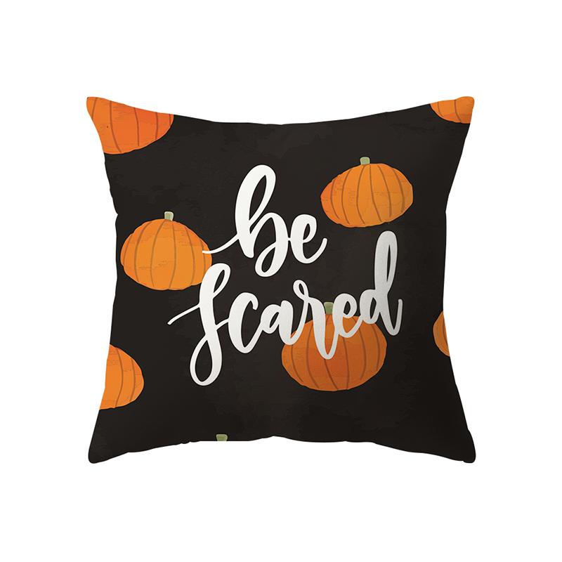 Хэллоуин тема ужас тыква черный кот принт узор наволочка дома гостиная диван украшения подушка наволочка