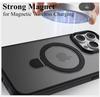 Магнитный чехол для мобильного телефона с кольцом-подставкой для iPhone 16 15 14 Pro Max Plus 13 12 Чехлы Прозрачный чехол с защитой