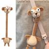 Long Neck Evil Sausage Dog & Chihuahua Plush Keychain Pendant Cute Stuffed Animal Doll for Machine Gift