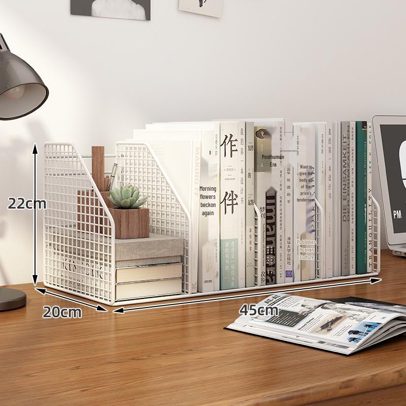 Desktop File Organizer: Multilayer Large Capacity Storage Rack for Office Supplies
