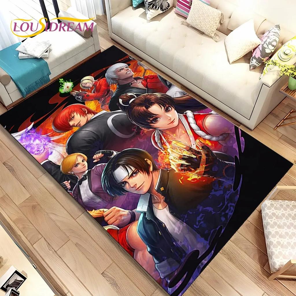 3D King of Fighters Ретро-игровой коврик для геймера, ковер для дома, гостиной, спальни, дивана, коврик для двери, детский нескользящий напольный коврик