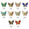 Nail Art Accessories Dream Crystal Butterfly Zircon Super Flash Three-Dimensional Alloy Nail Butterfly Accessories