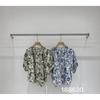 Summer Thin Korean Style Loose Plus Size Retro Print Short Sleeve Pullover Shirt