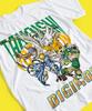 2026 Новая высококачественная футболка с принтом для Аниме Digimon Такаиши Патамон Трансформация Энджелмон Мягкая повседневная футболка G...