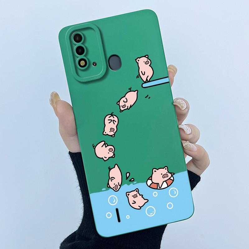 Для Itel P37 Vision 2S Itel P651L Vision2 Plus P37 Pro Чехол ItelP37 Vision2s Силиконовый Чехол для Телефона Сладкий Принт Матовый Чехол