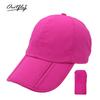 Spring and summer new outdoor sun protection sun hat folding sports travel cap fishing hat UV protection men's hat