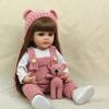 Reborn Baby Doll 55cm Toys Full Glue Can Enter Water Dolls Simulation Baby Girl Toys Reborn Baby Doll