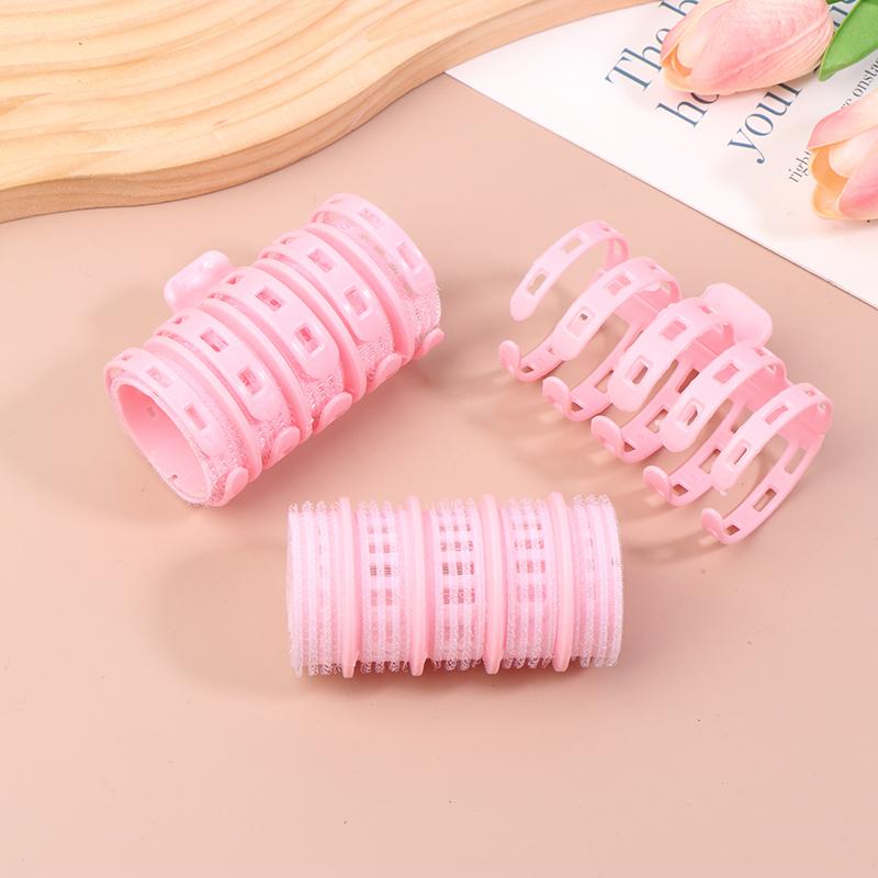 2Pcs Self-Adhesive Bangs Curlers Lazy Spiral Hair Bangs Roll Curler Plastic No Heat Air Diy Hair Curling Styling Tools