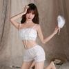 Сексуальное нижнее белье, подтяжки, нагрудные бандажи, пижамы с разрезами, женское сексуальное и милое, чистая домашняя одежда, жилет для суда