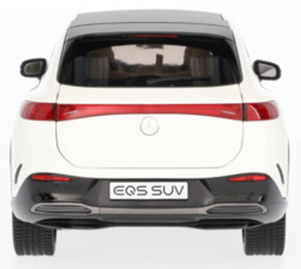 [Коллекция Mercedes-Benz] Оригинальный EQS SUV AMG Line (X296) Бриллиантово-белый масштаб 1/18