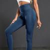 Fashion Seamless Push Up Fitness Yoga Pants Women High Waist Sexy Tight Running Sports Legging Pants Elastic Casual Office Lady Yoga Leggings 24425