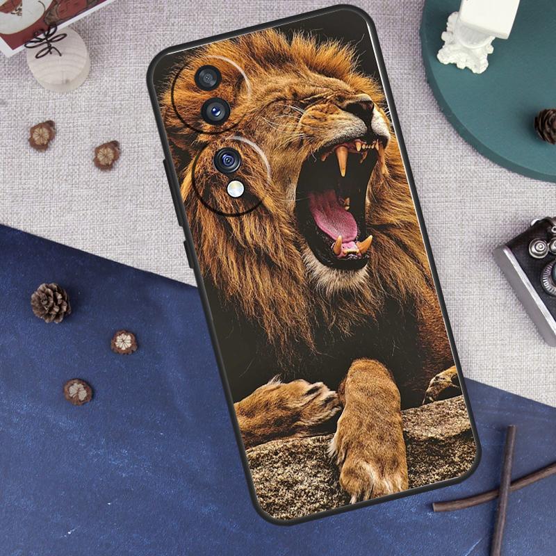 Чехол 'Рычащий Лев' Для Honor Magic 7 6 5 8 Pro Чехол Для Honor 400 200 50 70 90 Lite X8a X8b X9a X9b X9c