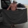 Новое 1 шт. Магнитное банное полотенце Многофункциональное уличное полотенце на магните Быстросохнущее Большое пляжное полотенце Пляжные аксессуары для плавания