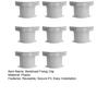 8 Pcs Open Corner Bedsheet Holders Bed Sheet Clips with Lock Straps Mattress Corner Bed Sheet Securing Clips for Keeping Sheets Firm And Wrinkle-Free