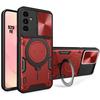 Phone Case - BOOLING - for Samsung Galaxy S25 FE - Red - Shockproof - Camera Protection