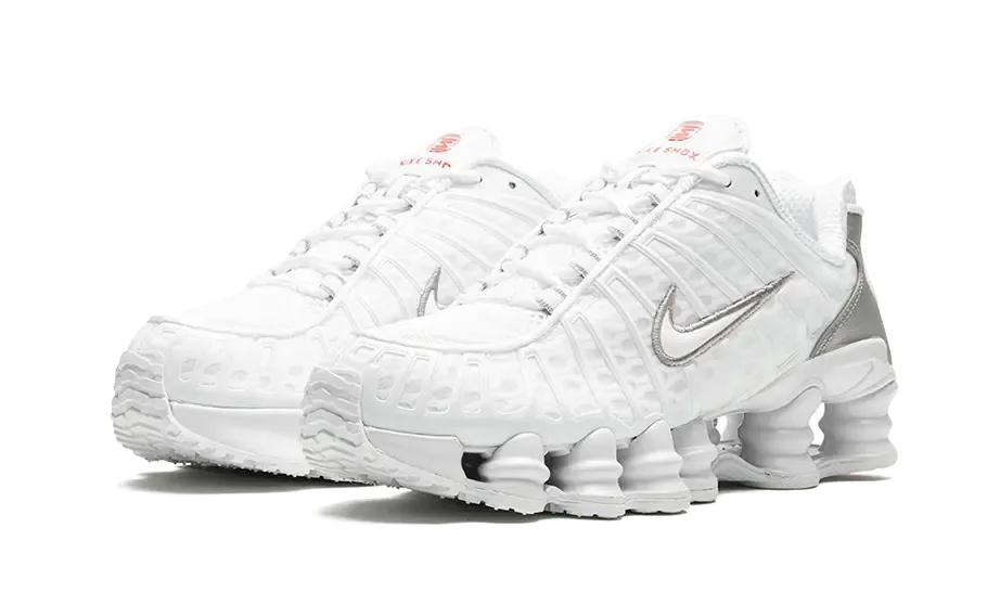 Shox TL White Metallic Silver Max Orange