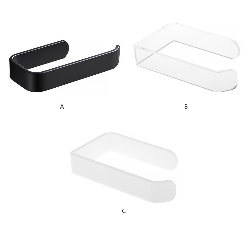 Держатель для бумаги акриловый настенный для ванной комнаты самоклеящийся крючок вешалка без проколов современные рулонные аксессуары подарки