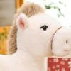 Realistic Horse Plush Toy Year of The Horse Zodiac Soft Stuffed Animal with PP Cotton Filling 2026 Chinese New Year Gift