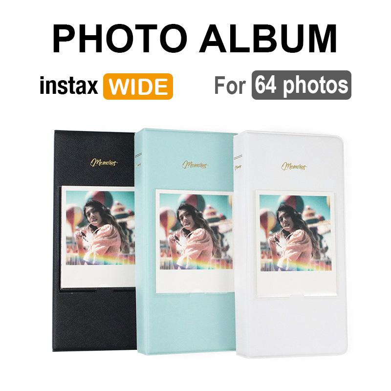 [Фотолаборатория] Фотоальбом с 64 кармашками для фотографий Instax Wide CAC51