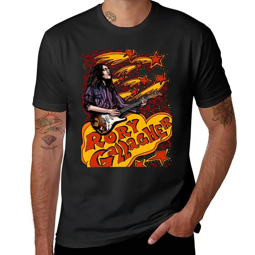 Rory Gallagher - Remember Best Musician Legend Guitarist blues T-Shirt heavyweights plus sizes mens graphic t-shirts funny
