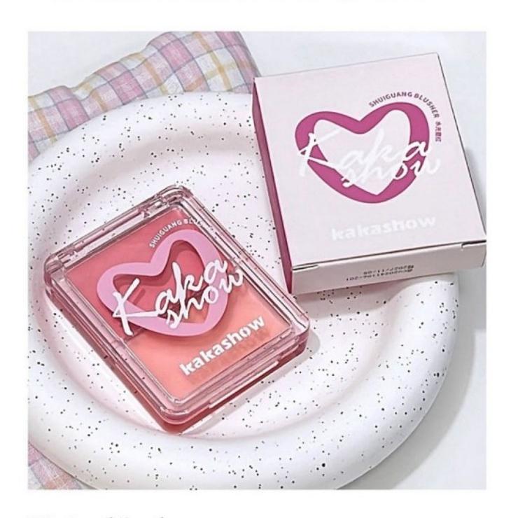 kakashow Кремовые румяна Dewy 10 г Легкое естественное сияние Стойкий наслаиваемый тинт для щек Для всех тонов кожи