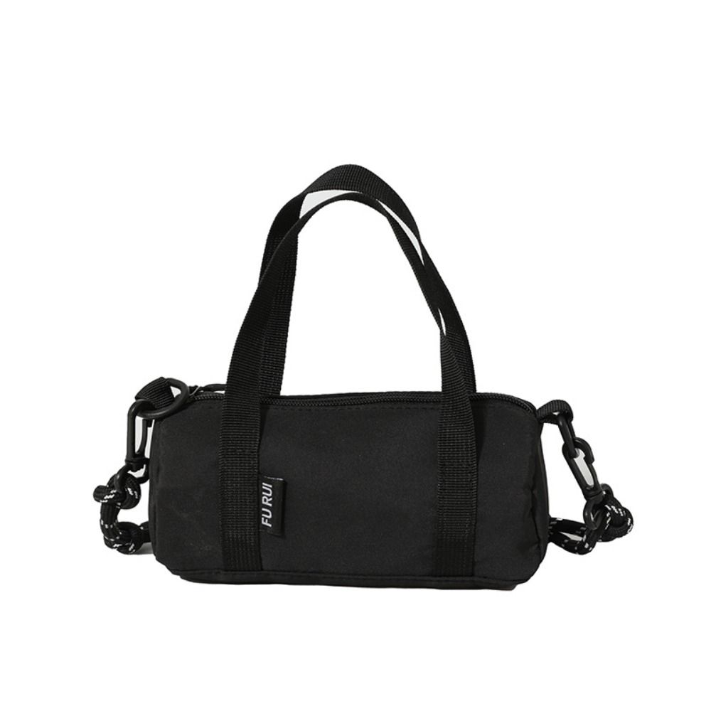 Однотонная сумка-подушка в корейском стиле, на плечо, модная нейлоновая сумка кроссбоди, для улицы