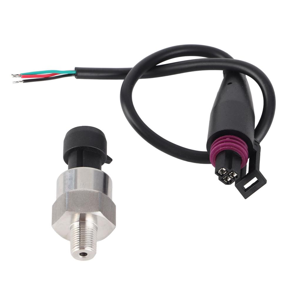 Pressure Gauge Transducer 1/8NPT Thread Stainless Steel Pressure Transducer Sender Sensor for Oil Fuel Air Water