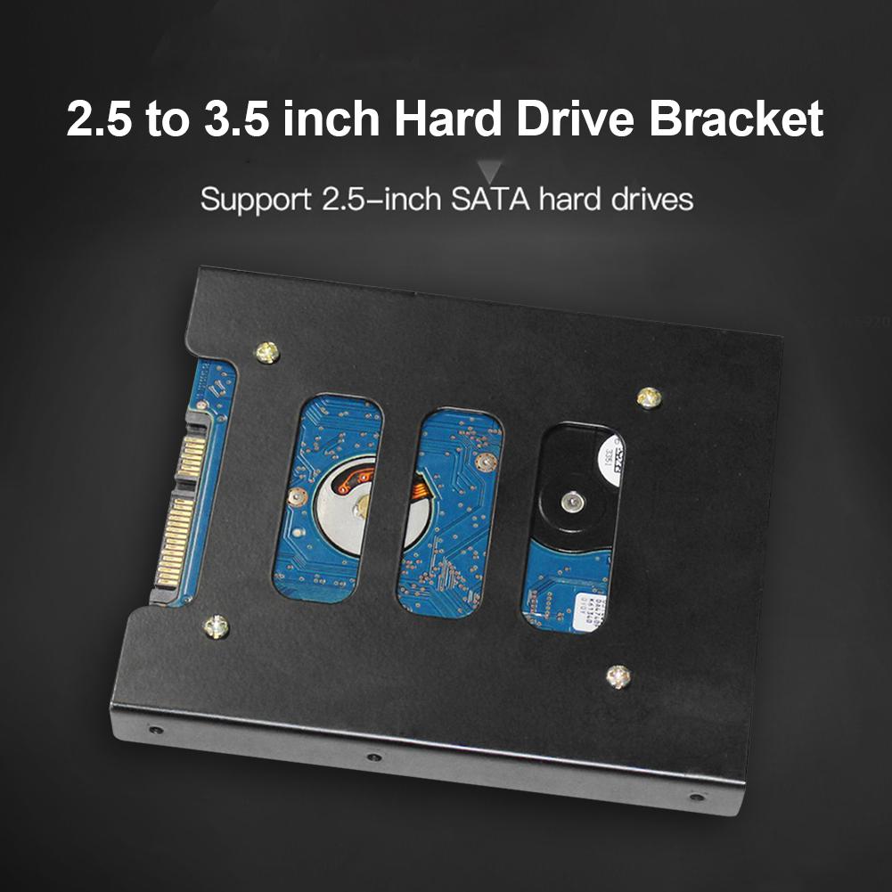 Кронштейн-адаптер для крепления 2,5-дюймового SSD/HDD к 3,5-дюймовому держателю жесткого диска для домашнего компьютера