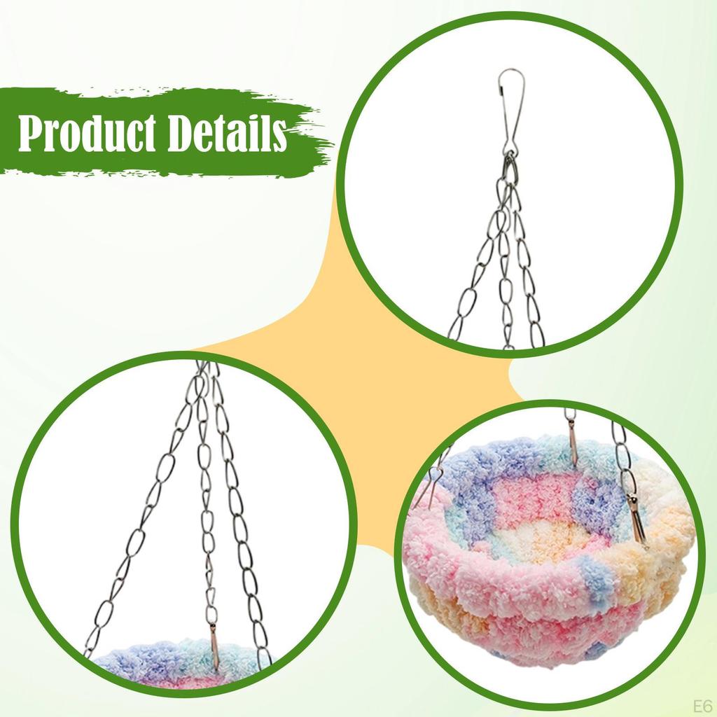 Nest Bed Hanging Bird Hammock Comfortable Cage Accessories Breeding for Parrots Lovebirds