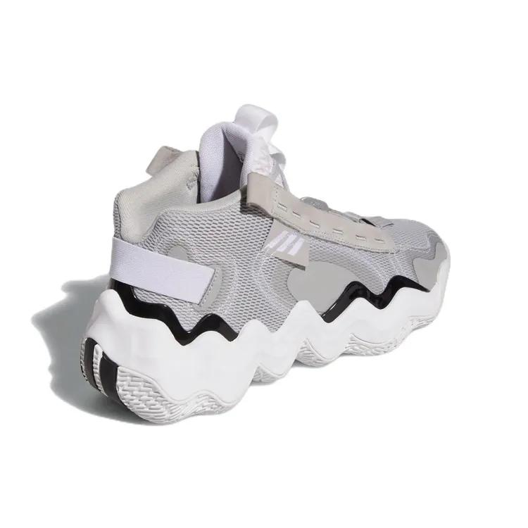 Adidas Womens Exhibit B Mid 'Grey Black White' (women's sizes) Grey Two / Core Black / Cloud White Basketball Shoes GY8983