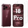 Ударопрочный чехол для iPhone 18 PRO и 2 Защитных стекла для экрана Phonillico®
