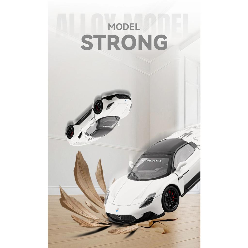 1/24 Maserati MC20 Кабриолет Спортивный Автомобиль Сплав Металл Литье под Давлением Модель Автомобиля Внутренний Дом Модные Игрушки Украшения Праздничный Подарок Ребенок