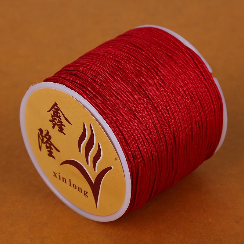 Нет. 72 Нить из нефрита Плетеный шнур Набор материалов для браслета и ожерелья DIY