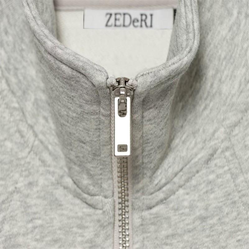 Womens Short Stand Collar Zip Jacket Sporty Slim Fit Long Sleeve Coat With Pockets Casual Commute Style