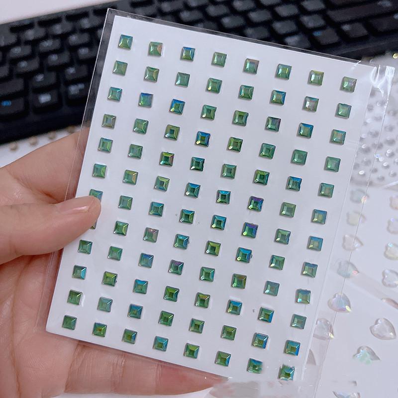 1 шт. одноразовые татуировки наклейки для лица ювелирные изделия Цвет Кристалл Алмаз DIY глаза лицо тело водостойкие украшения для макияжа стразы