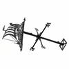 Stainless Steel Weather Vane Retro Farm Scene Garden Stake Weathervane Professional Measuring Tools