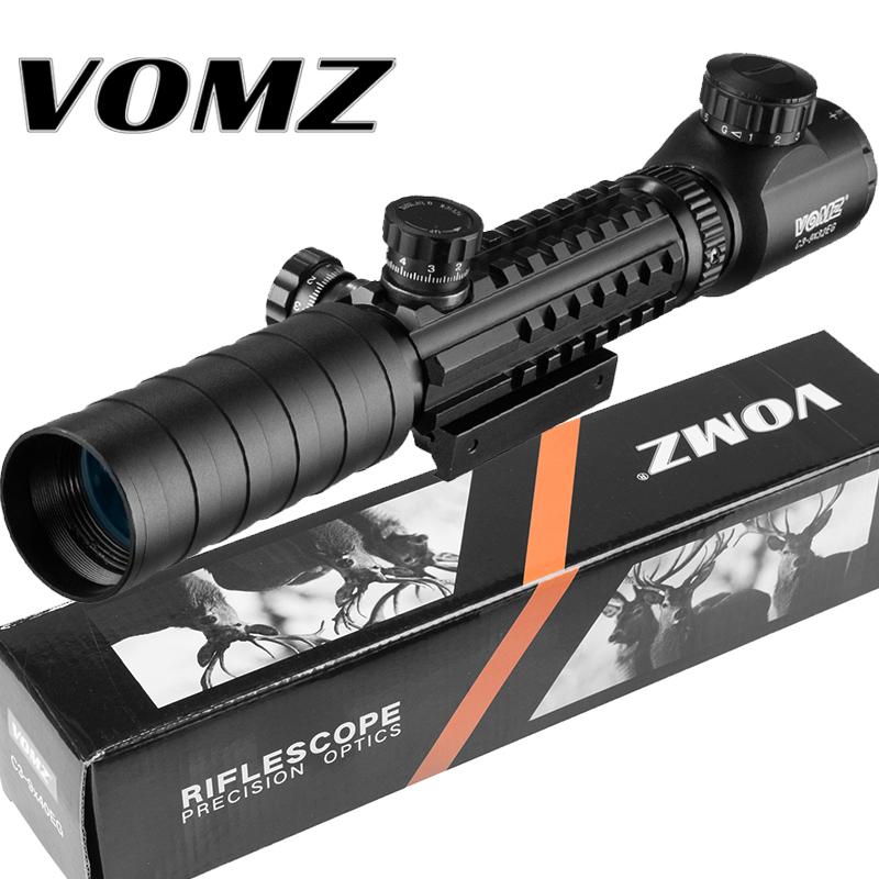 VOMZ 3-9x32 EG Hunting Scope Red/Green Dot Illuminated Sight Tactical Scope with 22mm for Hunting