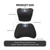 WET1 Car Headrest Lumbar Pillow Auto Neck Support Accessory For Volkswagen VW Scirocco Jetta Beetle Golf 4 5 6 Passat Polo B5