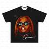 Rap Star Gunna Retro Graphic Couple T-Shirt Men's Hip Hop Clothing Y2k Unisex Fashion Oversize AJAX Gangster Top for Rappers