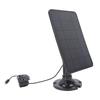 Camera Solar Panel Charger 10W 5V Micro USB Black Solar Charging Panel for Security Camera Cellphone Power Bank