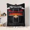 1 шт. Плед Metallica'S Master Puppets Мягкий и удобный Повседневный Теплый Для кемпинга Путешествий Рождественский Подарок на Хэллоуин Рождество M928546