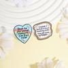 Xiaomi Due To Personal Reasons I Am Evil Now Enamel Pin Sarcastic Rainbow Quote Badge I Wish I Lacked Critical Thinking Skills Brooches