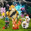 Популярный Фэнтези Зверь Пару Набор Строительных Блоков для Ролевых Игр Мелкие Детали Игра-Сборка Головоломка Игрушка Оптом