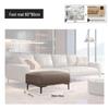 Italian Minimalist Luxury High Back Genuine Leather Sofa - Double Seater