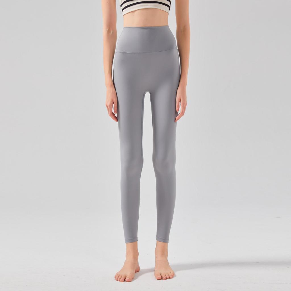New Seamless High-Waist Yoga Pants: Nude Feeling, No Lines, Tight Fit for Women