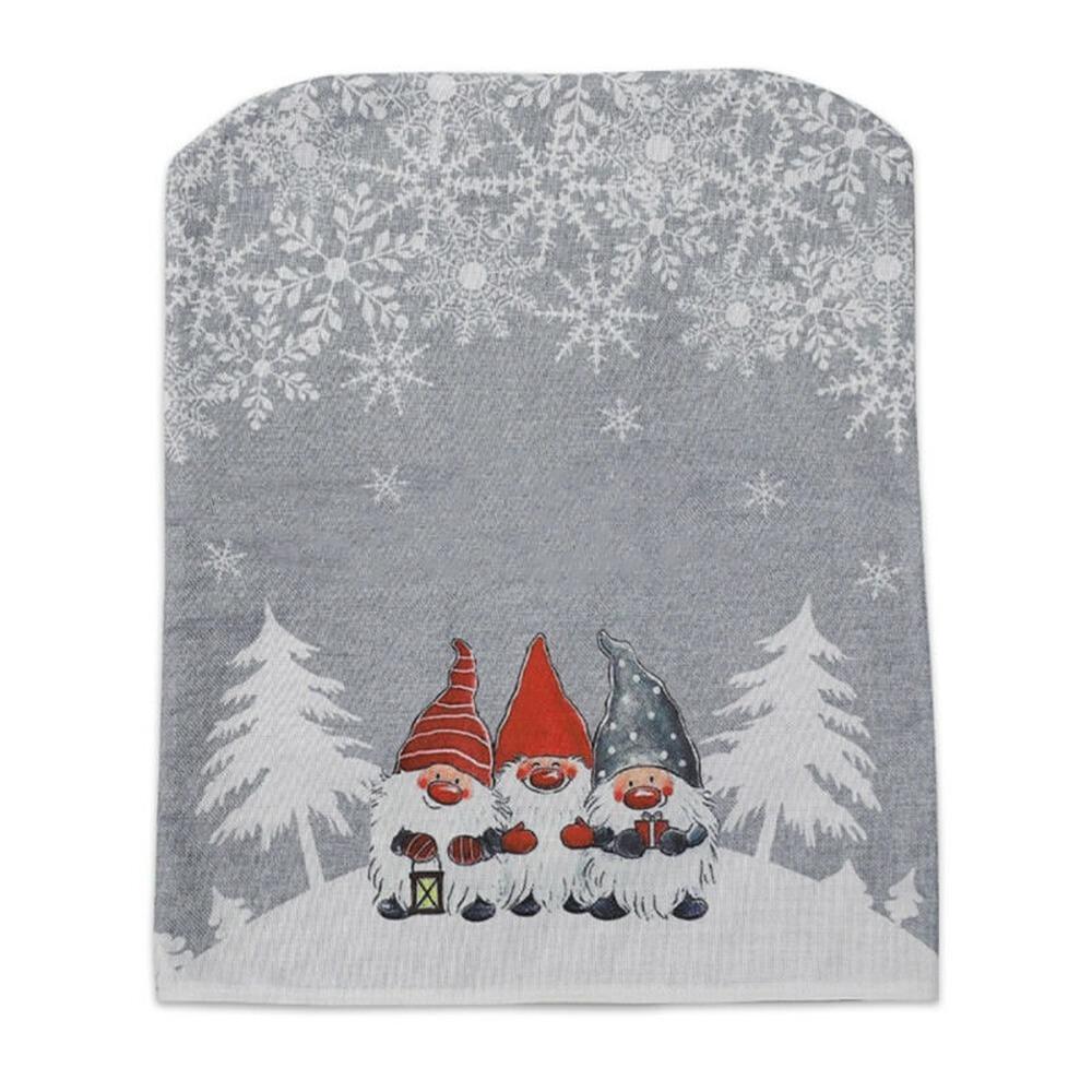 1/2/4 шт. Рождественский чехол на стул Санта-Клаус с принтом снежинок на спинку сиденья Кепка для украшения дома в помещении вечерние товары для мероприятий