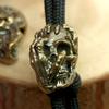 Outdoors Tool Brass Three Handed Skull Knife Beads Lanyard Pendant Backpack Bracelet Necklace Keychain DIY Accessories