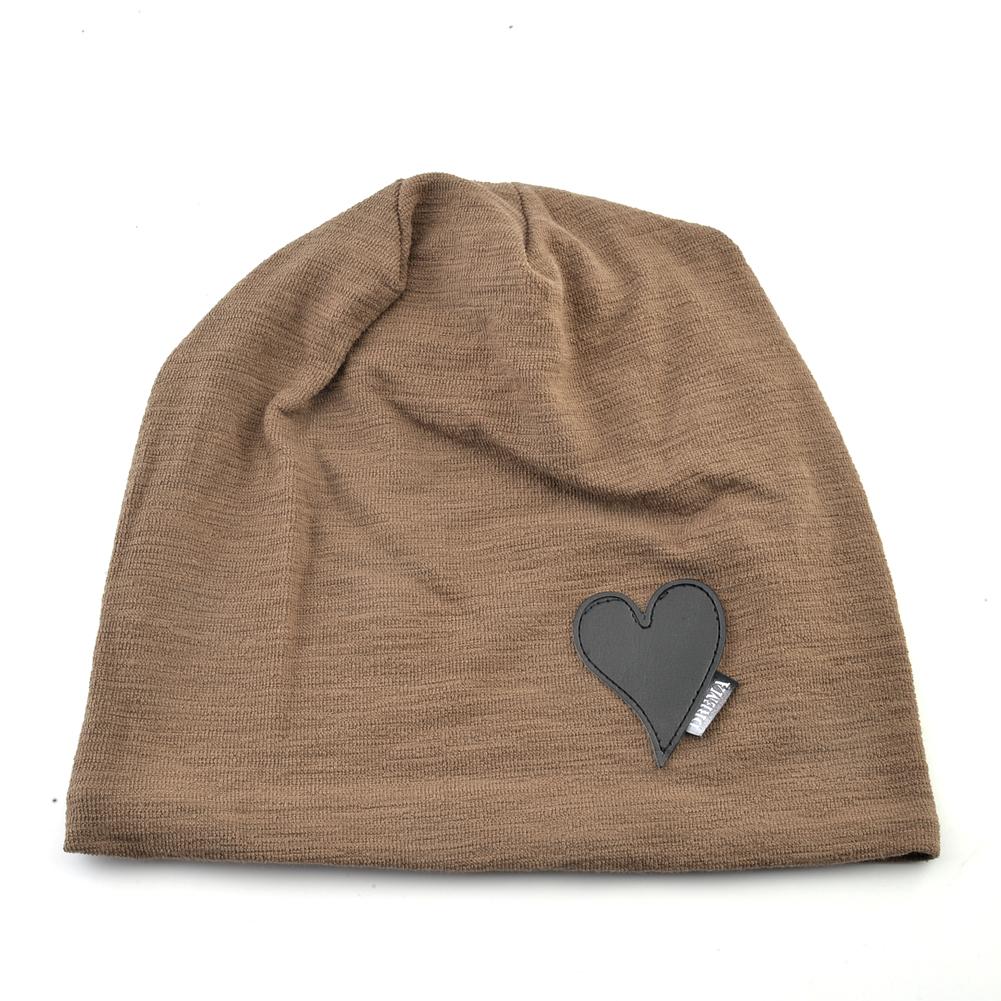Модная шапка с логотипом в форме сердца, женская однотонная шляпа с капюшоном, весна-лето, тонкие повседневные шапочки с черепами, мужская шляпа в стиле хип-хоп